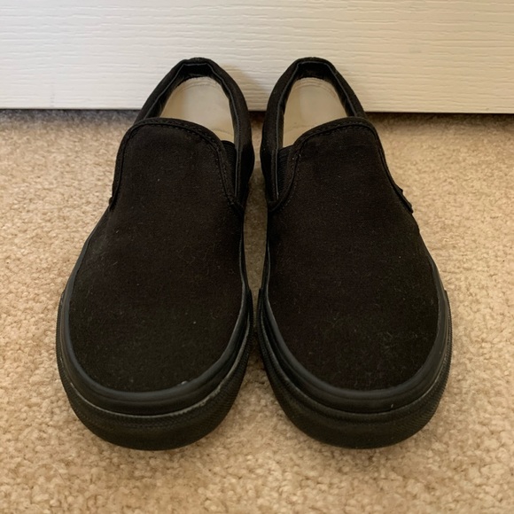 all black vans womens size 6